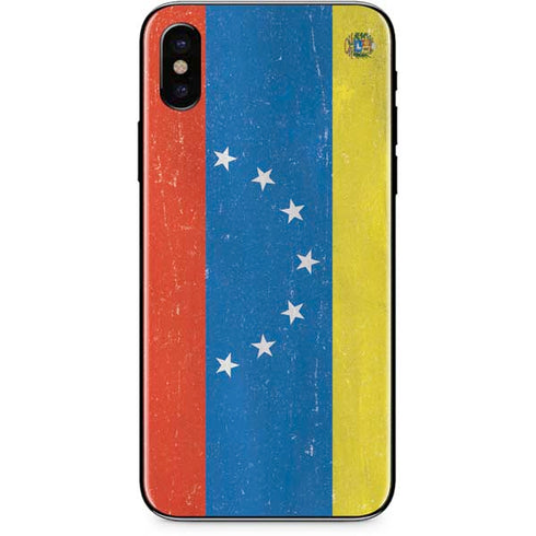 Venezuela Flag Distressed iPhone XS Skin